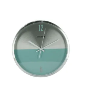 Royalford Wall Clock Aluminum Frame Silver