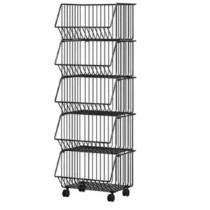 Household Multifunctional Movable Kitchen Rack