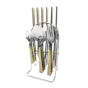 Royalford Stainless Steel Cutlery Set 25 Pieces Silver