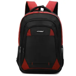 Smart Premium Ultra Slim Laptop Bag - 16 Inch - Black and Red