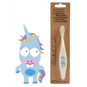 Jack N' Jill Corn Unicorn Toothbrush - White