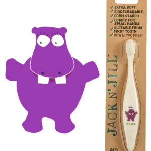 Jack N' Jill Bio Hippo Toothbrush - White