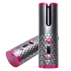 EqiEch Portable Cordless Auto Hair Curler Grey - HAIRCURL123