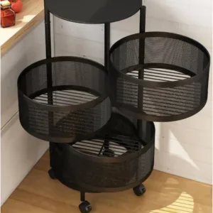 Kitchen Rotating Shelf 360 Degree Baskets
