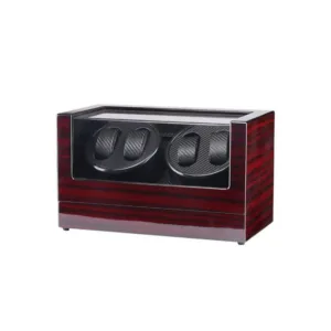 Budi 4 Slot Texture Watch Display Box 4slotwiner