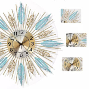 Fashion Large Metal Round Wall Clock DE-100022