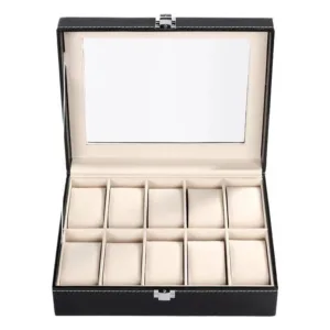Fashion 10 Grid Watch Box HL10033