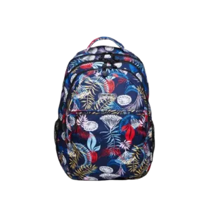 JWorld Floral Print Backpack with Adjustable Straps