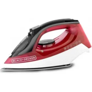 Black & Decker Steam Iron With Anti Drip Red