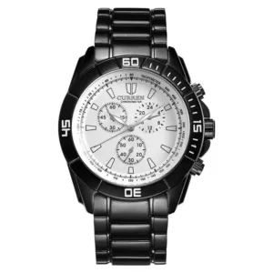 Curren Men's Analog Watch CRN8044S - Black and White