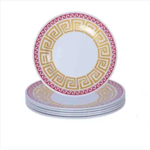 Flamingo Melamine Ware Dinner Plate 6 Pieces Combo 10inch
