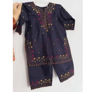Kids Frock Purple Color