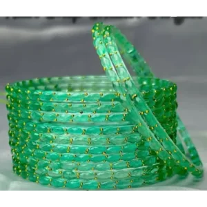 Green and Colorful Bangles