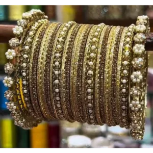 Silver and Golden Bangles