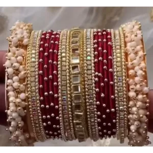 Red Kashimir Bangles