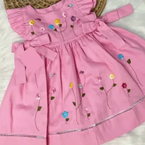 Kids Frock Pink Color